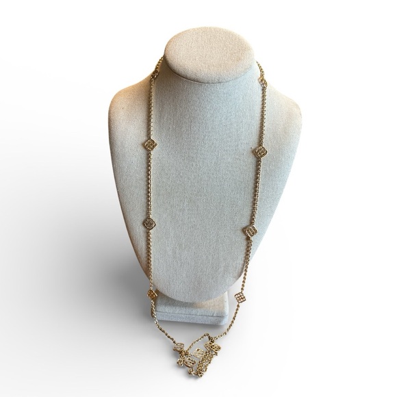 Kendra Scott Gold Necklace - Picture 1 of 3